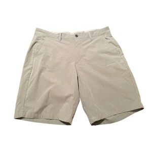 Free Fly Mens Light Gray Performance Chino Shorts Size 38